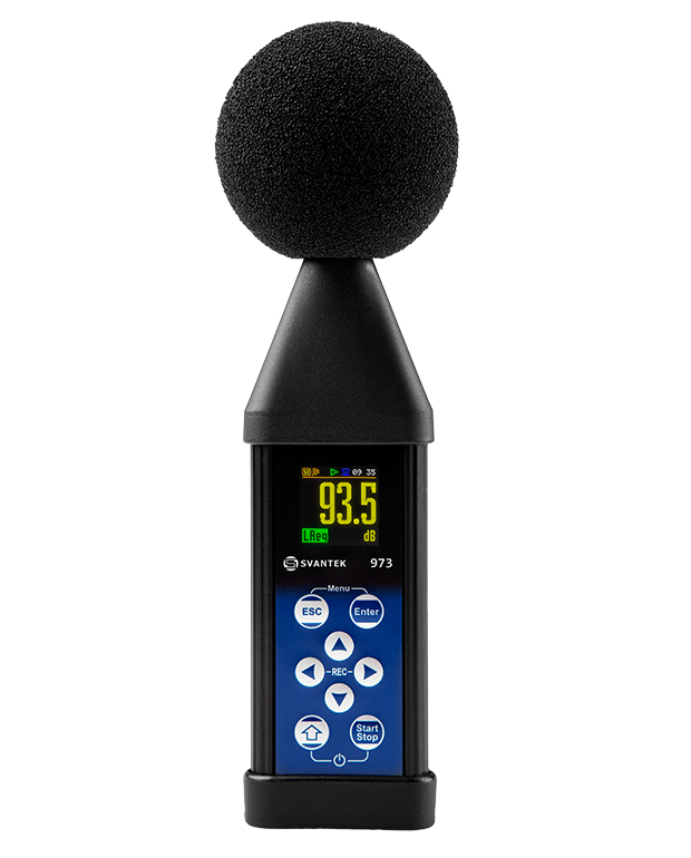 SV 973 2. pontossági osztályú zajszintmérő & zajexpozíció mérő