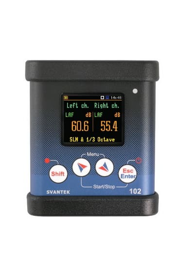 SV 102A+ Dosimetro acustico a doppio canale