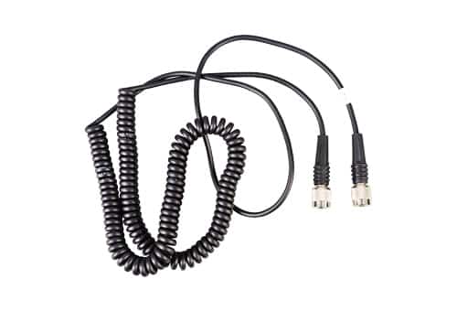 SC 27/2 - TNC (plug) to TNC (plug) coil cable, 2 meters