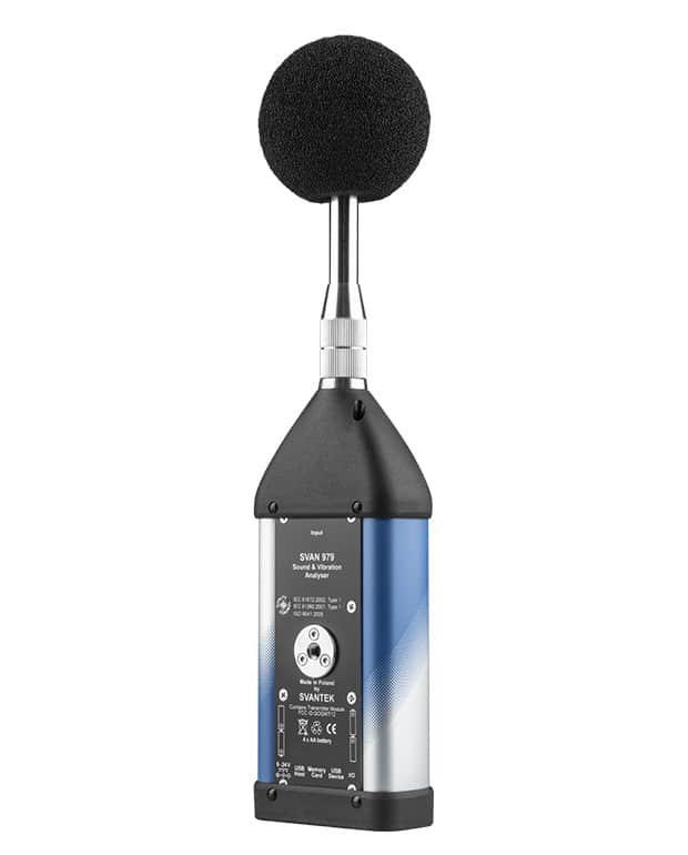 SVAN 979 – Sonomètre et niveau de vibration classe 1