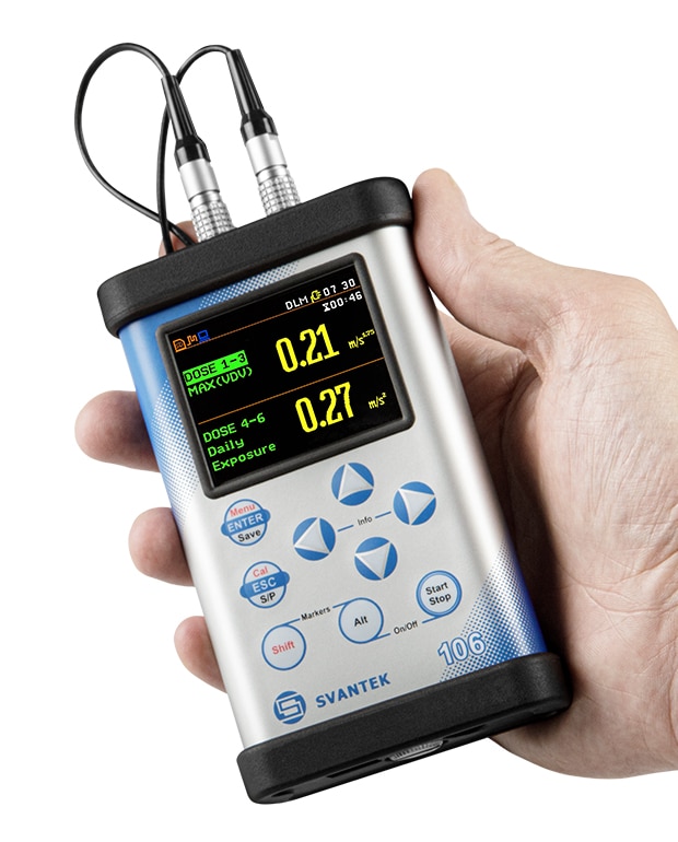 SV 106D – Six channel human vibration meter