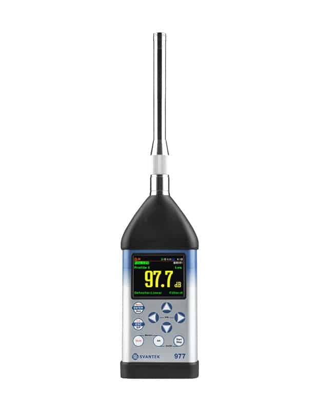 SV 977 – Medidor de nivel de ruido y vibraciones de Clase 1