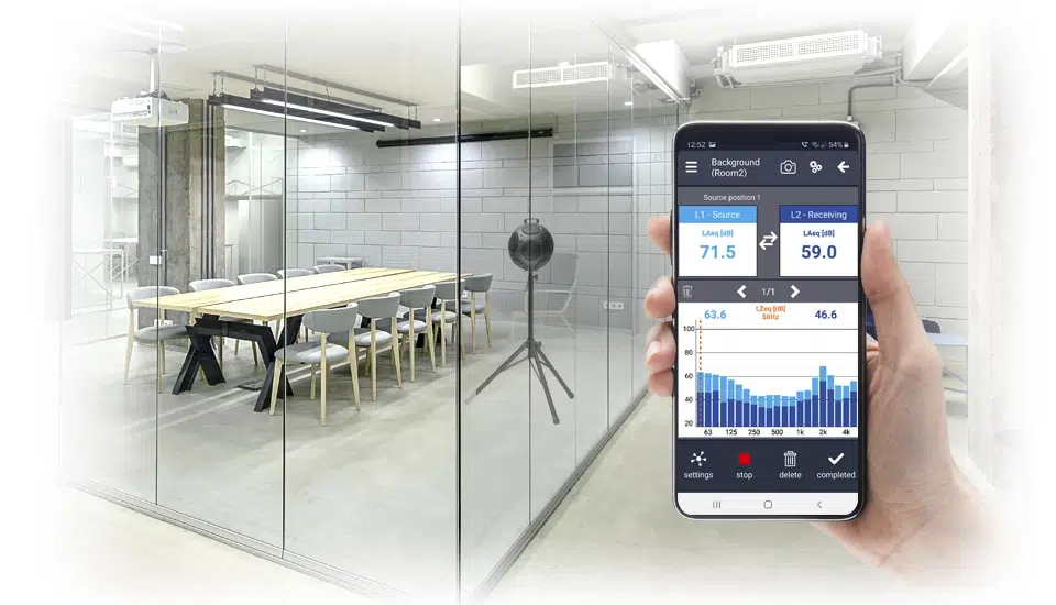 acoustics insulation measurement