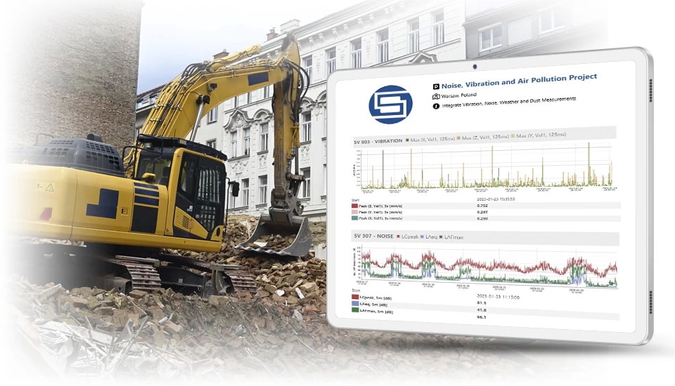 noise vibration weather dust measurements integration