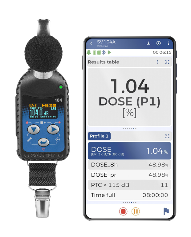 SV 104A – Personal noise dosimeter