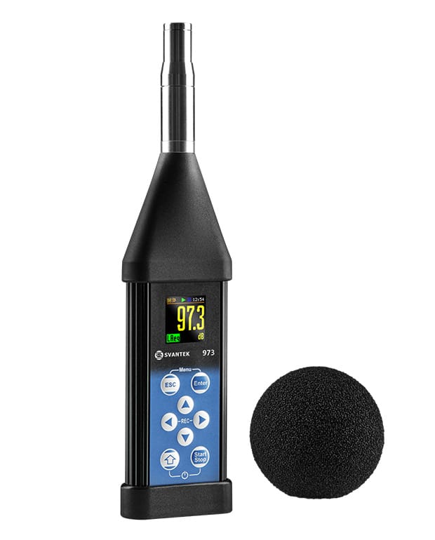 SV 973A Sonómetro y Medidor de exposición al sonido