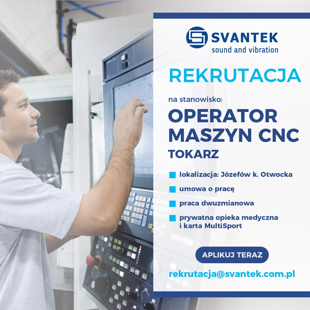 Operator CNC - SVANTEK