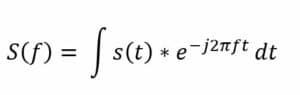 Continuous Fourier Transform Equation