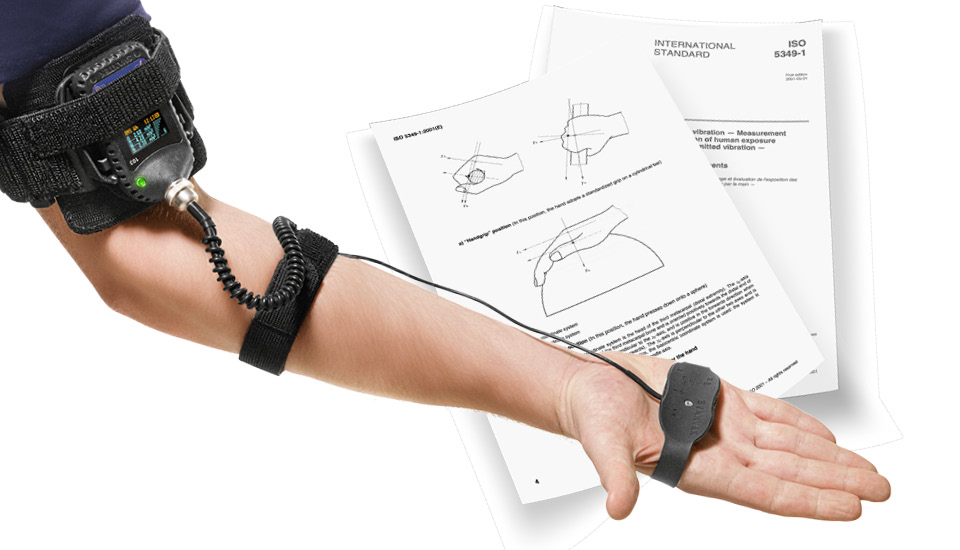 SV103 ISO 5349-2 and European 2002/44/EC A(8) vibration exposure both in m/s² and points SVANTEK