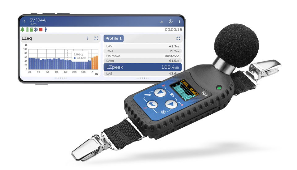 SV104A Frequency Analysis and Audio Recording SVANTEK