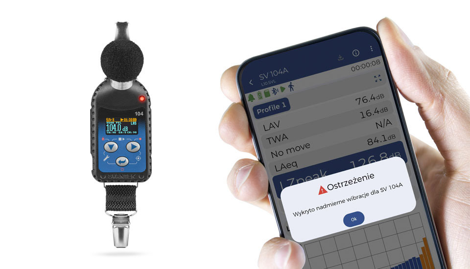 SV104A Inbuilt Vibration Sensor SVANTEK