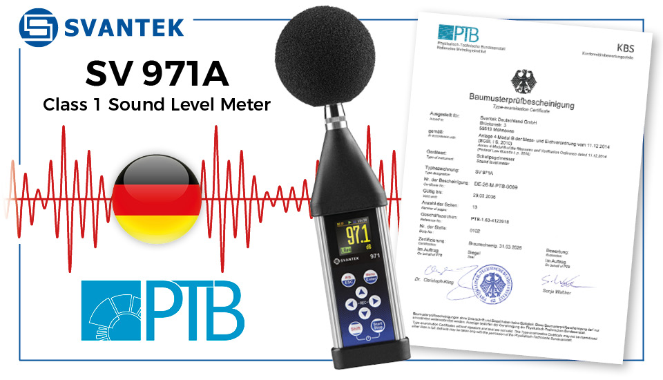 SV 971A Type Approval PTB