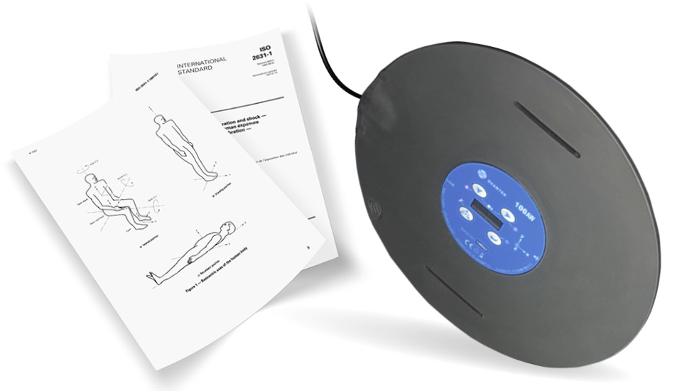 SV130 Whole-Body Vibration Exposure SVANTEK Sound and Vibration Whole-Body Vibration Remote Dosimetry Set